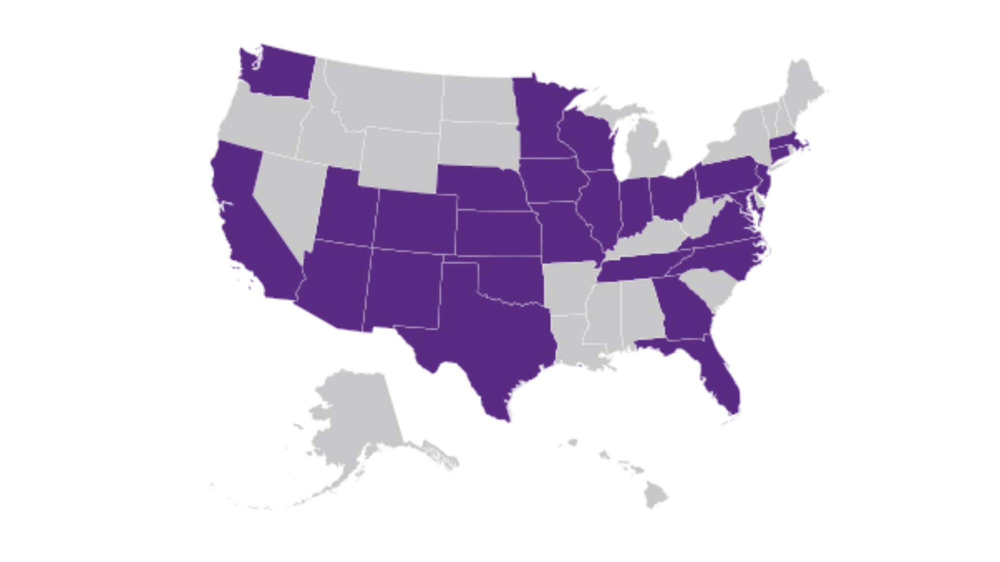 map of trustee home states