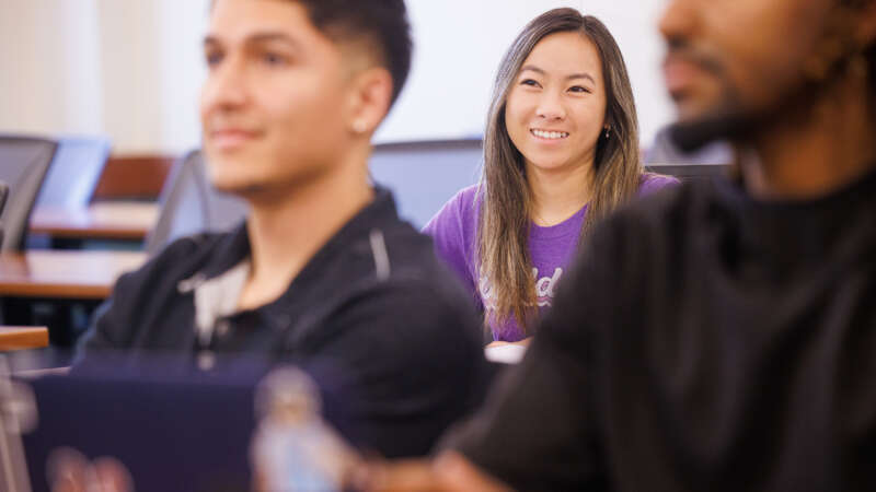 students in class