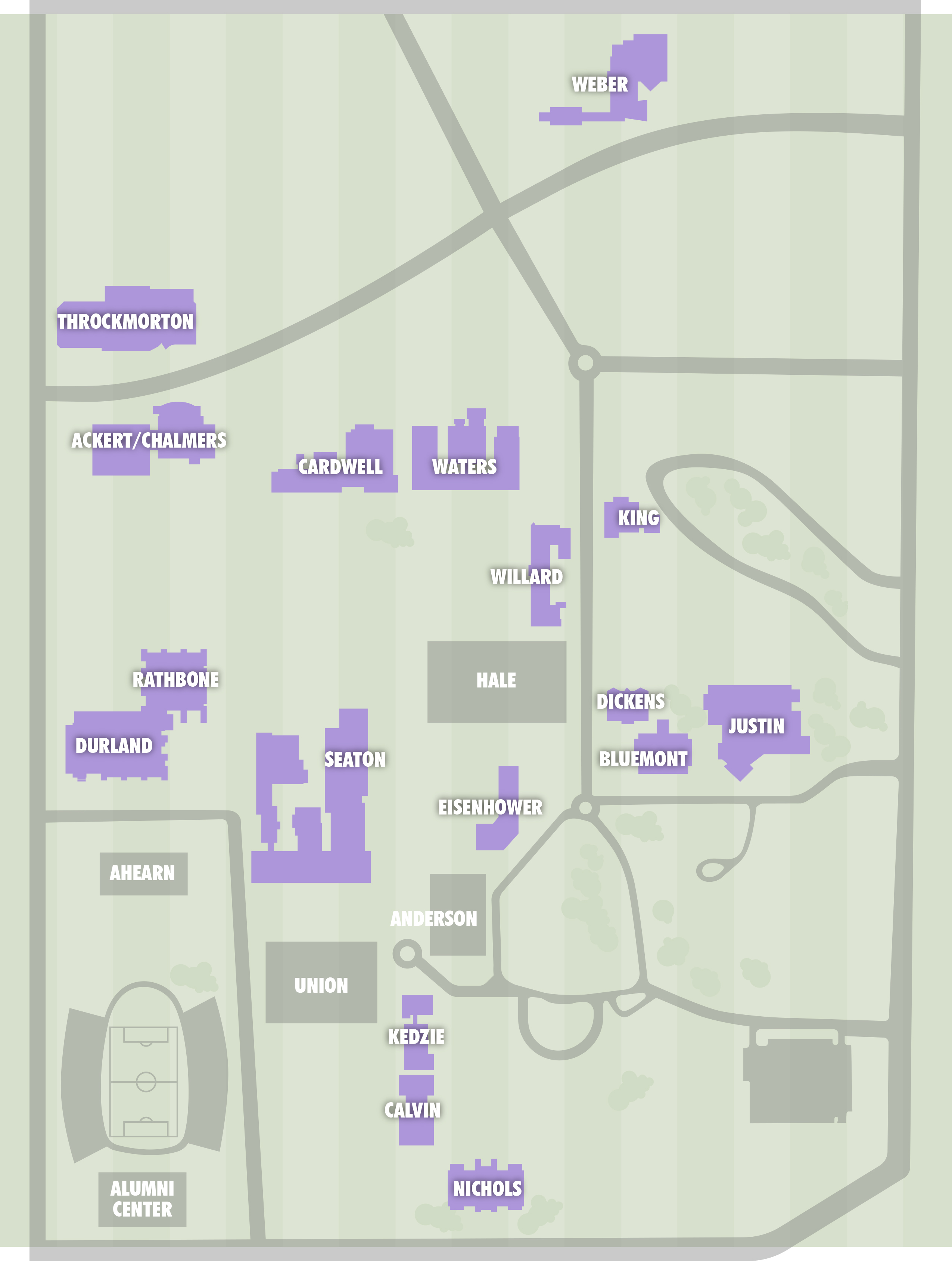 classroom renovation campus map
