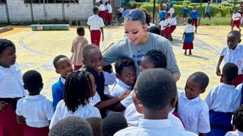 k-state women's basketball team in rwanda