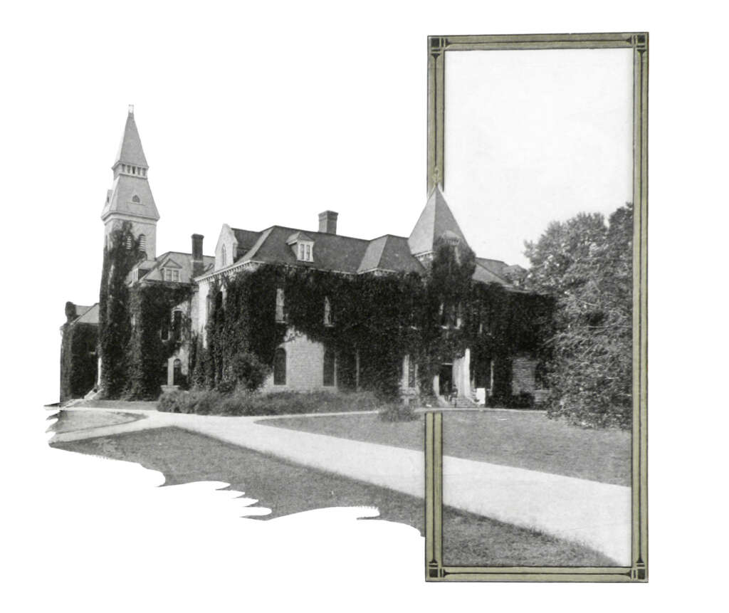 Anderson Hall image from 1920 Royal Purple yearbook