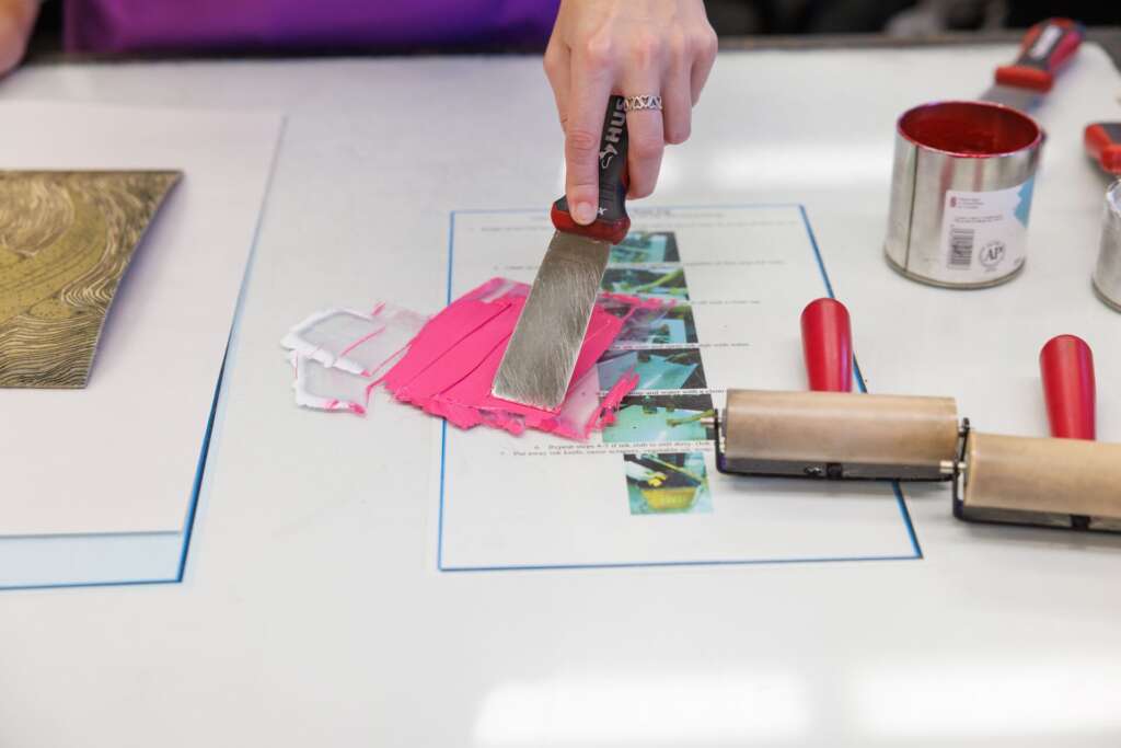 linoleum printing materials